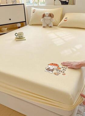 纯棉床单j05698件全新棉垫保护罩学生宿床舍单人全包床单套床罩20