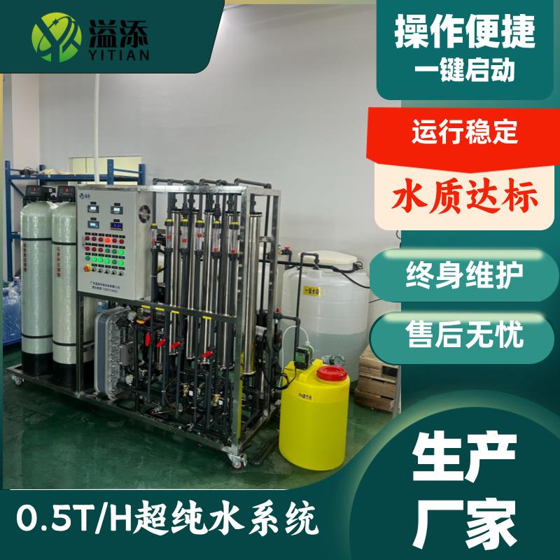 产水量0.5吨每小时水质18兆欧高纯水EDI超纯水设备广东生产厂家