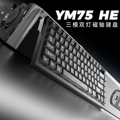 DNIYYM75HE三模双灯位磁轴键盘