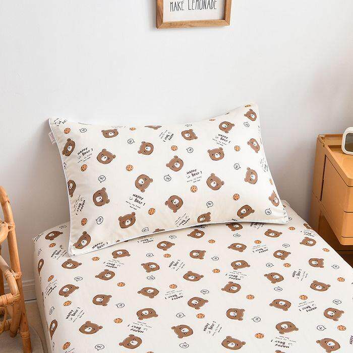 支梦思AXZ新款幼儿园学生60贡缎长绒棉通儿童防尘印花纯卡棉单床