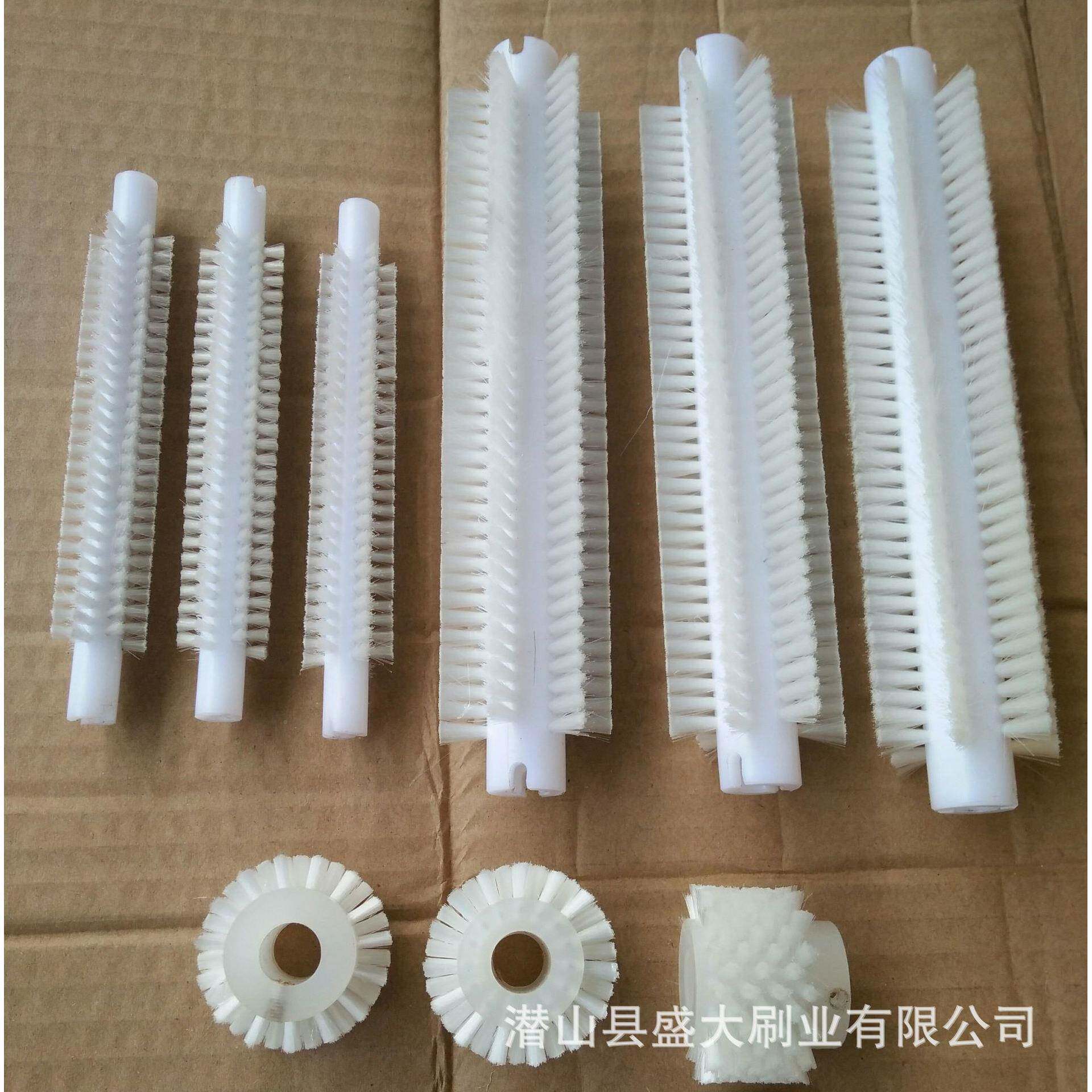 工业毛毛圆轮滚筒毛刷防静电毛刷滚轮刷刷猪鬃ZQD剑麻钢丝圆形柱
