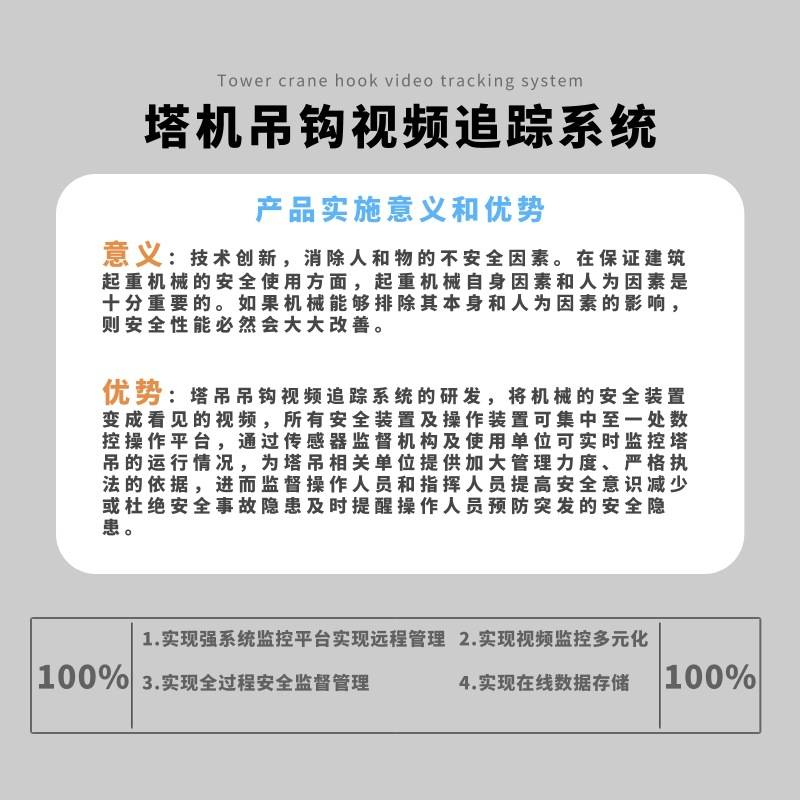塔吊黑匣子吊钩可视化视频监控塔机升降机监测防碰撞系统对接安徽