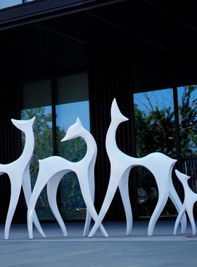 户外大抽象tb-71420几何雕塑物摆件景区别墅售楼部草鹿坪园林景观