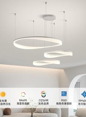 客厅吊灯025新款极现代简约大气大NFM厅主灯奢简餐厅灯具轻店2铺