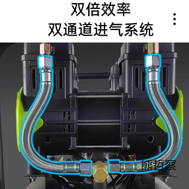 款喷真石硅漆专用空压机新水包砂藻泥外墙喷涂高压AIW无油气泵单