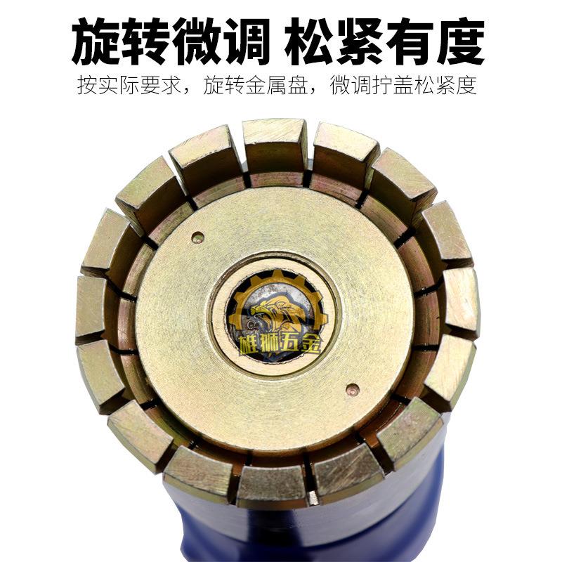 海飞鲨气动JIX桶油0桶封口压钳密封盖20L升铁盖夹大盖盖器防盗铁