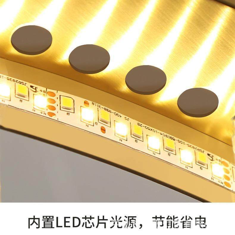 客厅吊灯2厅025年新款后套现代灯水晶餐卧室轻奢具餐组合网GIT红