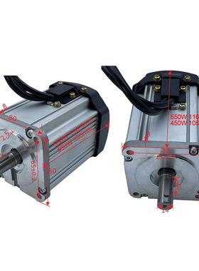 20V刷电机450W55RDE0功W小型大率永2磁可正反转调速直流无无刷电