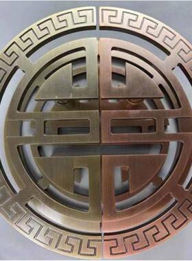 半圆拉手半圆玻璃门拉手半门拉手圆形大门可订F96HTHT7中式半圆圆