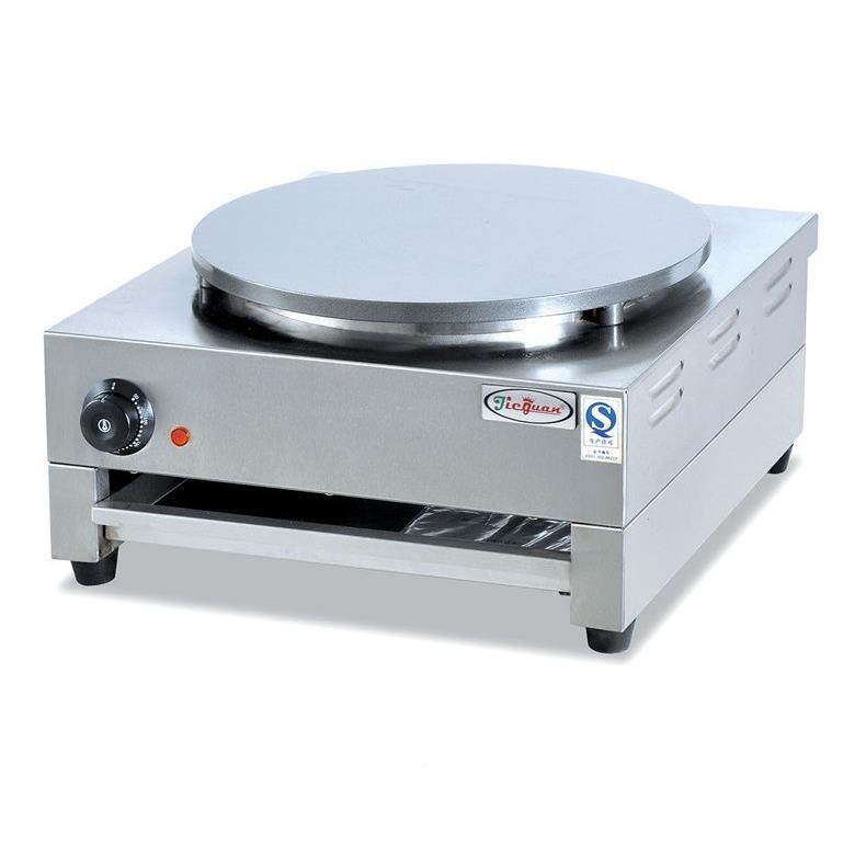 杰冠DE-2DE-2双头电班锈戟炉丽饼机煎饼果子机商用不钢千可层饼机