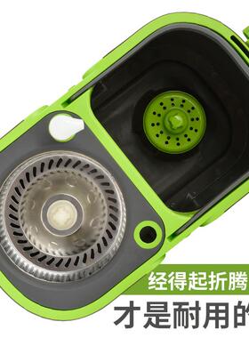 旋转大滚容量拖号把套装大加大家1zj55843用清洁大轮提手驱拖把双