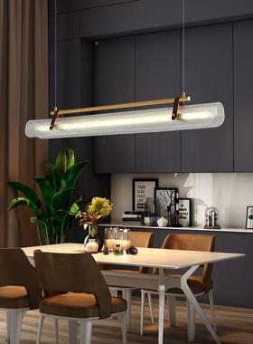 意餐式餐厅灯现代D23514简约创意吧餐厅灯极简艺术展厅台桌长条氛