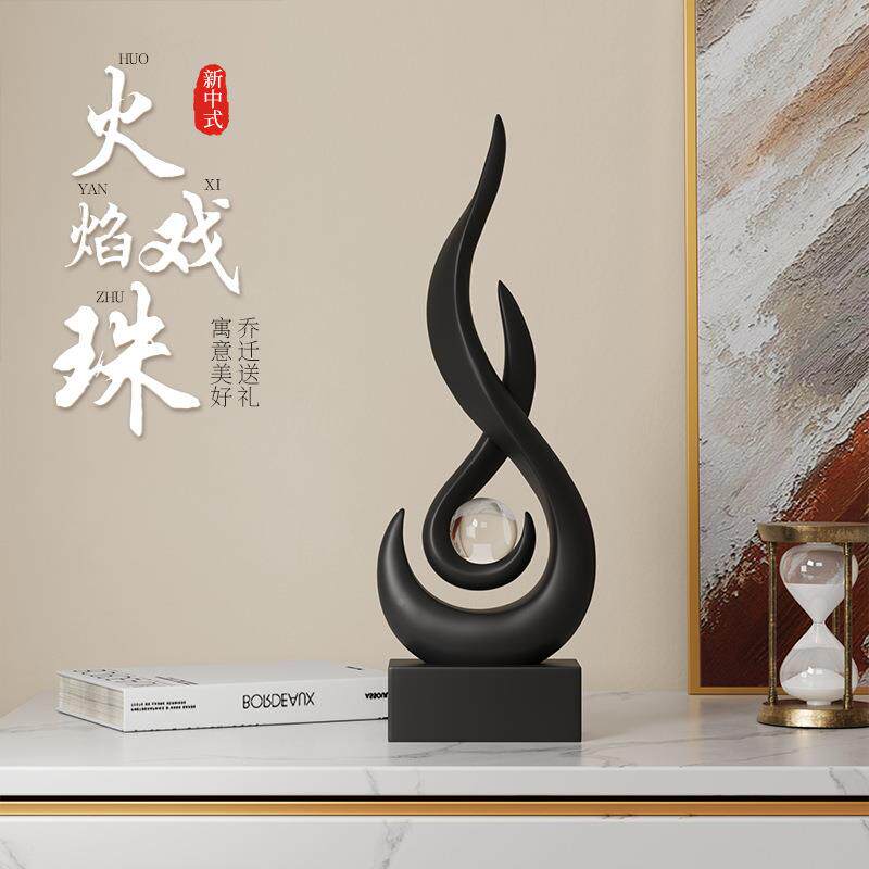 新款SHDK1025酒柜装饰品玄摆件简约办公室柜子生关客厅风水艺起术