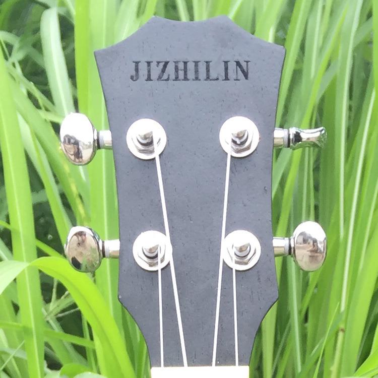 23寸桃花心木尤克里里ukule黑le色克uk23乌丽丽四弦琴小吉他初学