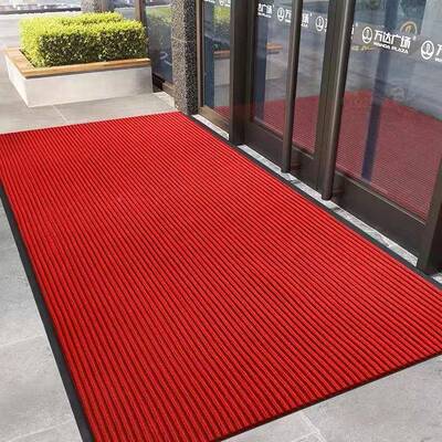 水特厚商用地垫防滑进门门厅吸ULD垫子开业门口大红色地毯垫户外