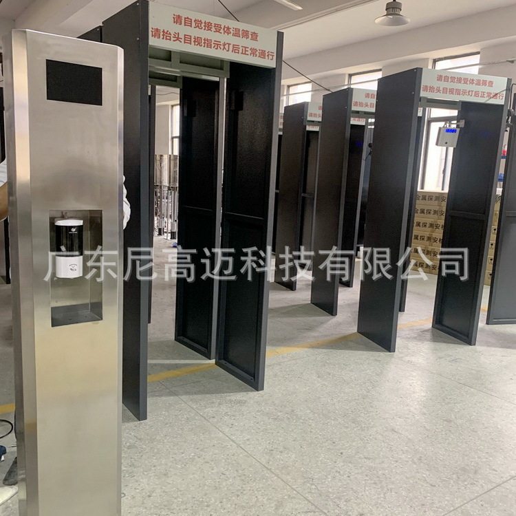 高温红外测温门远距自动感应