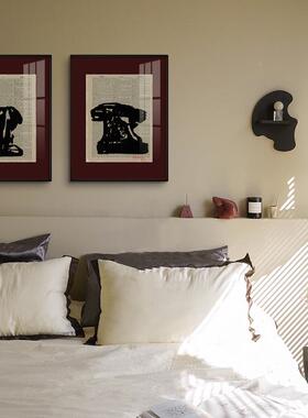 旧迹现代简书约挂画意小QB202308众斗装饰画客厅卧室书房复古上画