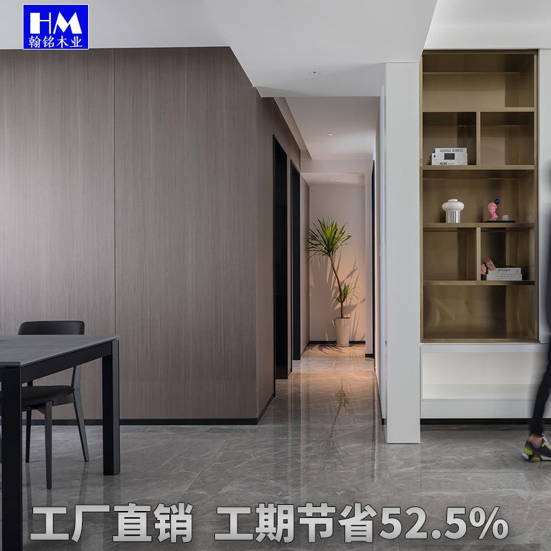 南京木饰面厂家中作式木制作家具卧室衣柜制全屋设卧室衣柜计烤漆