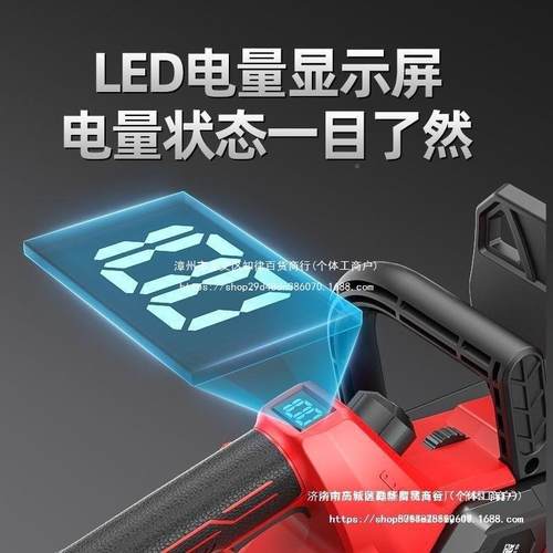 锯德国无锂刷电电锯手提式伐木锯家用链条ZTO树多功能小型手持链