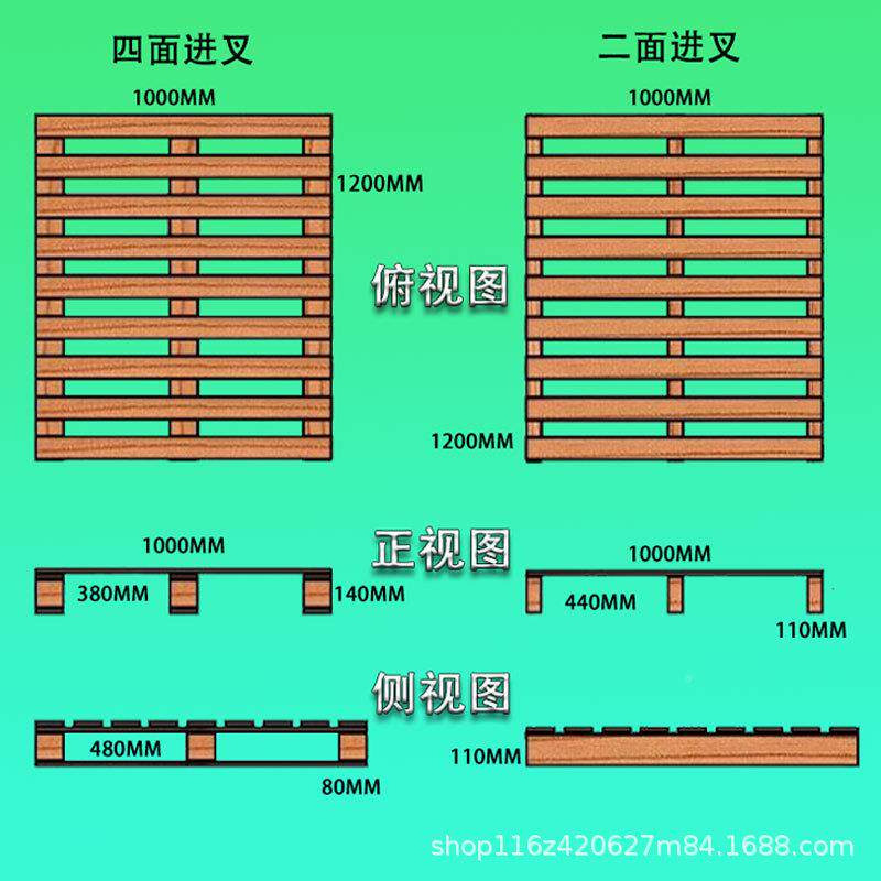 木托盘车垫板货架仓防潮运输储免熏蒸胶ZSG合板物流木叉盘四面托