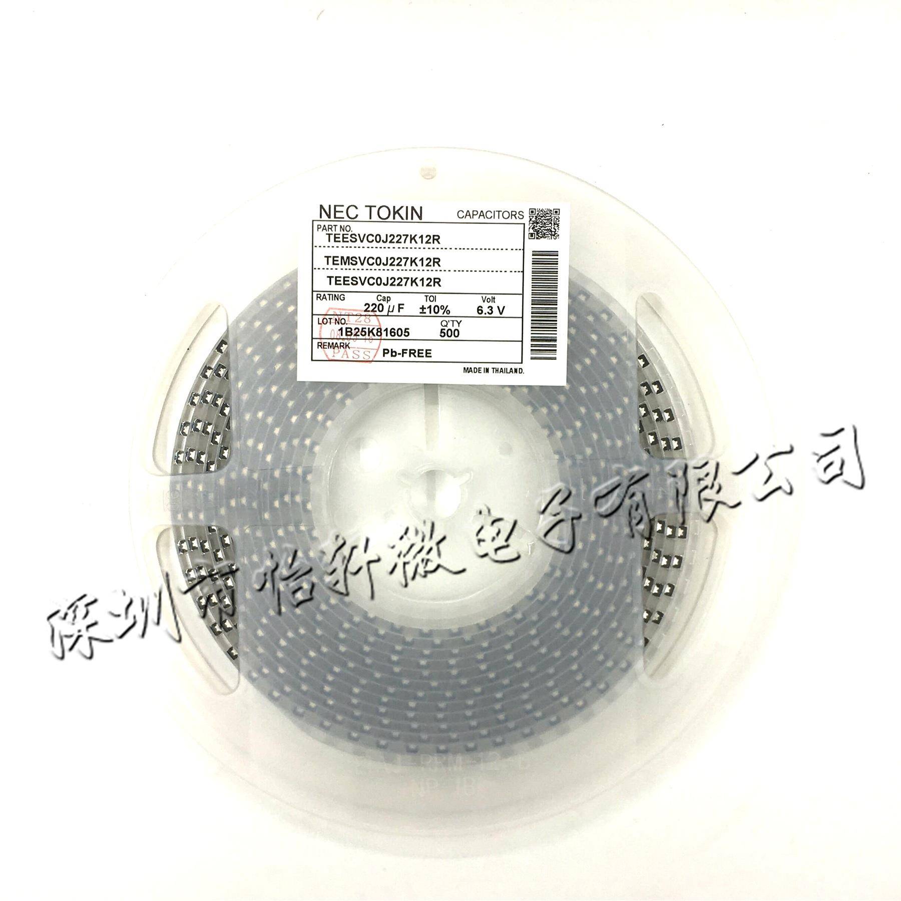 B型1210100U107TK10VEESVBF21A107K20238R贴片钽电容NEC