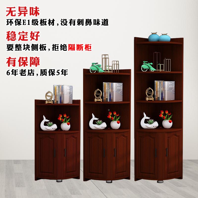 餐边三角柜中转角置物架角墙角拐角边角554角橱落厨式房餐厅酒柜
