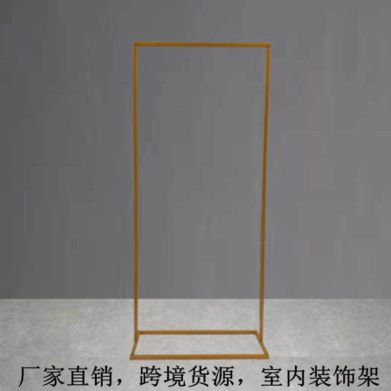 道具指花牌架子背架婚礼景架铁艺方形示加粗室内拱门展示架迎宾门