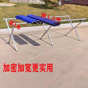 摆地摊缩折叠架夜市多功能展示架加厚伸桌布折竹席摆叠摊用JXO的