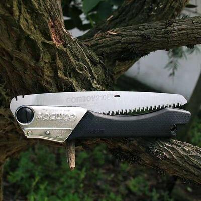 工Silky红JVN狐狸折叠锯锯枝木工修锯手锯