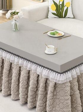 烤火炉罩套长方形电炉罩加绒厚电炉烤桌罩茶加几桌套烤火F9969MT7