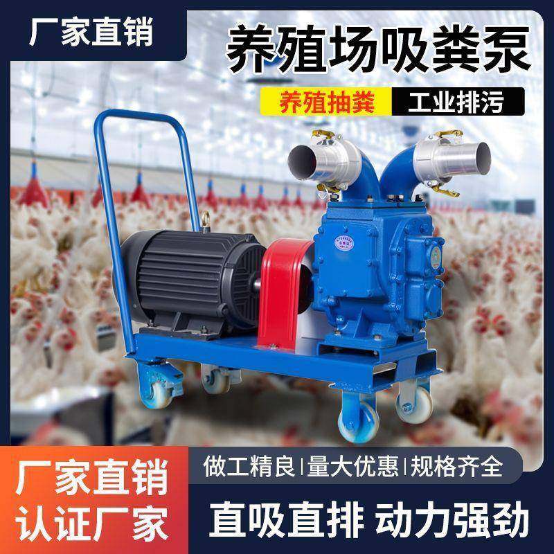 IYH吸粪用泵养殖场抽粪材泵鸡鸭鹅猪无堵塞粪池塘清化淤污水泵质
