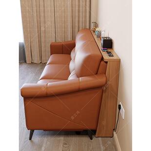 功位电动沙发后置物架全木长实条夹窄边桌缝隙缝能架收纳ZWJ14靠