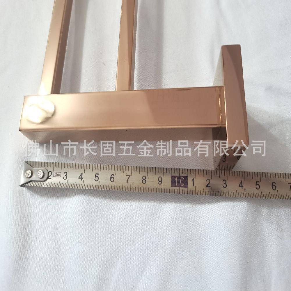 精铸座不绣钢挂双杆224毛巾架卫生间巾方架浴件套装ST-V