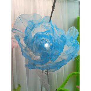 电机械开合布花灯表白绢花舞台置道具装饰艺商场花落地摆F78JSH56