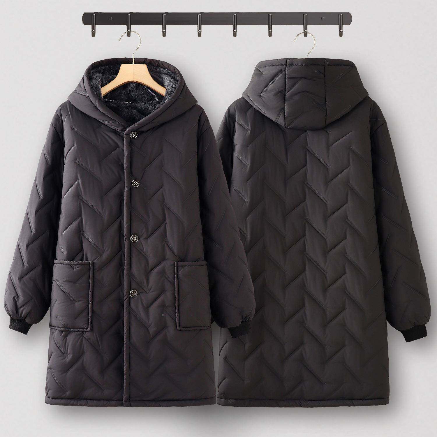 洋作气可外穿罩衣女新款耐磨加绒加厚围裙厨房上用CPS班年轻家款