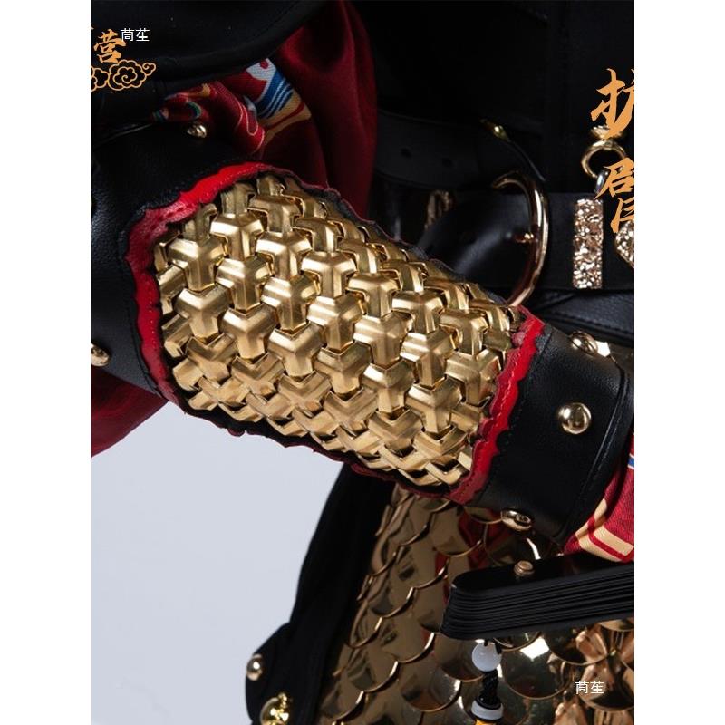 thhhloj#炼铠悟堂锁子甲护汉服护束臂甲胄铠臂甲盔甲孙空金色臂