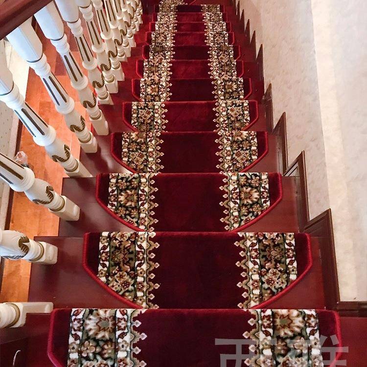 楼欧美式梯踏垫步地可毯地垫免F9TJH659胶自粘防滑平台阶梯式满铺