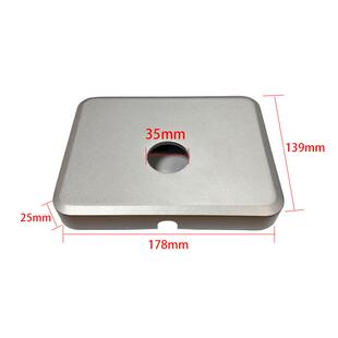 铝合金方SMG形底座人脸识别门禁公机司店台前考勤机桌面酒防滑底