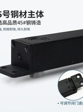 隐形门天地轴15°门大开幅偏轴旋转液动66344器2配件铝框木动门自
