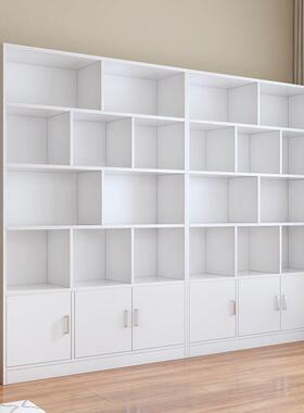 书柜厅简易家用书架柜落地墙展示柜靠置物架VYS收纳学生卧室储物