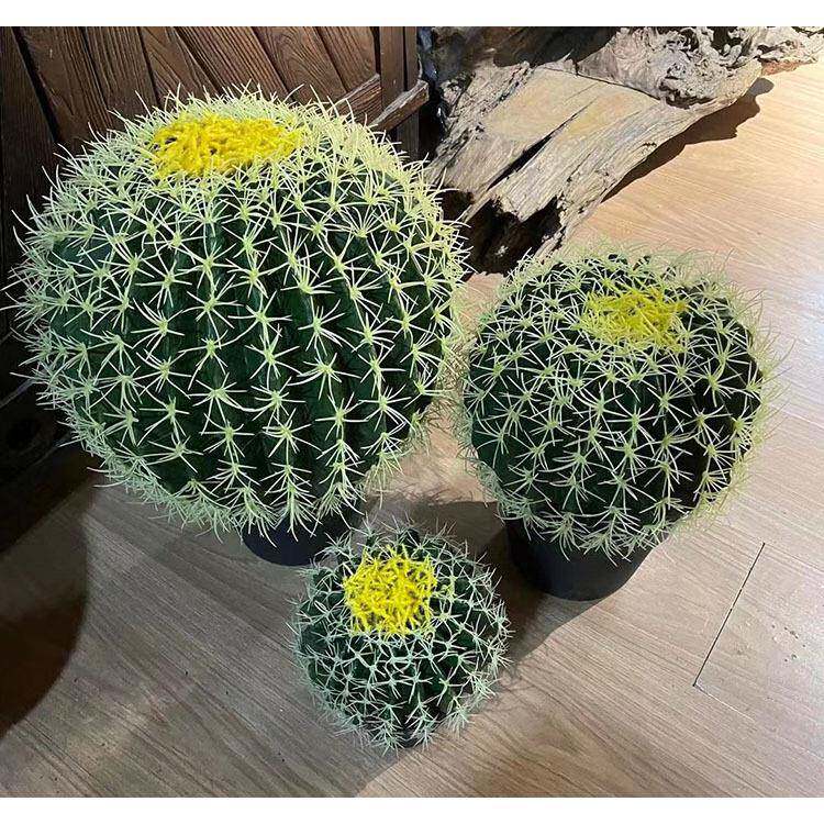 仿真仙人球假仙人柱仙软人掌盆植物橱室SHQ窗装饰内外栽造景塑料