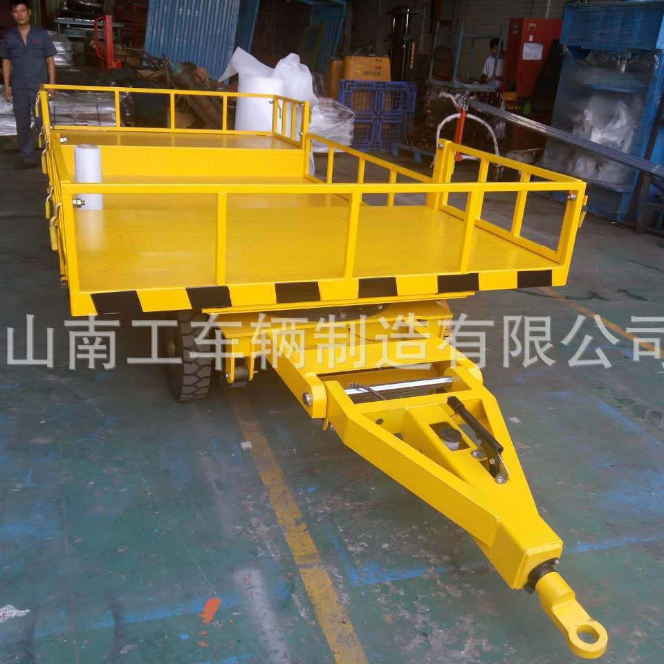 南工移动工具平板拖车全挂牵引