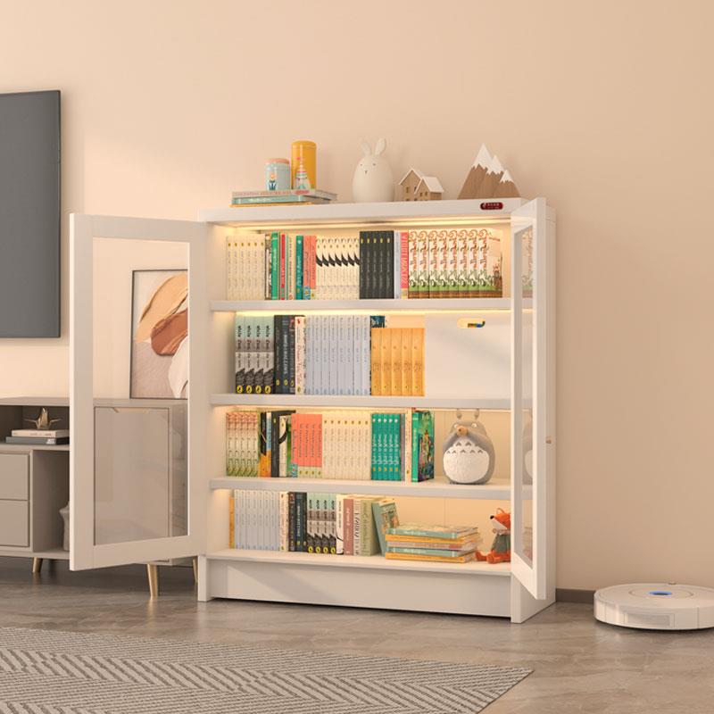 3Y柜书柜置柜物儿童学生家用F77TS7JT钢制落地书置带门防尘卧室物