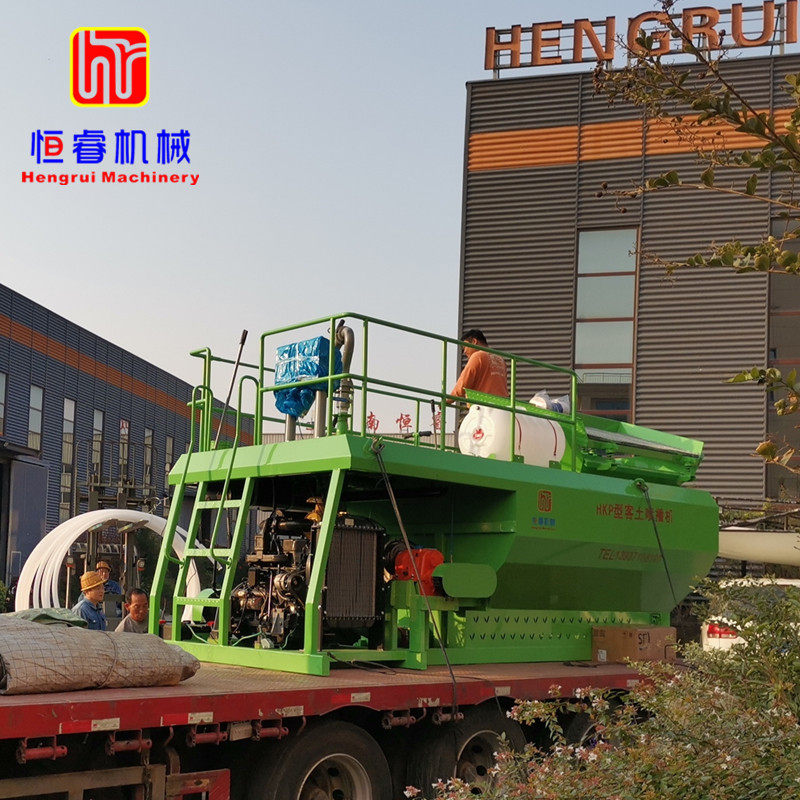 福建南平水力喷射播种机 矿山种草喷播机 水泥浆喷洒机恒睿机械