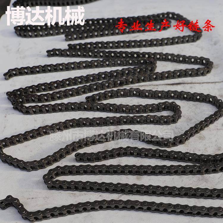 厂家供08BGOE工业距链80B传动链条短节滚子链现货直销售