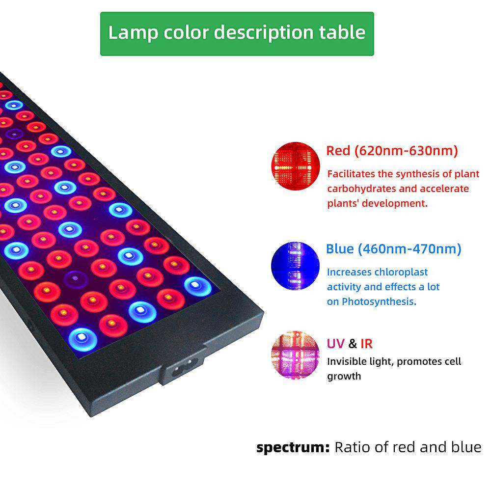 内青春款花室卉果蔬e多红肉补光灯ld植物生长灯工厂蓝配比温室育