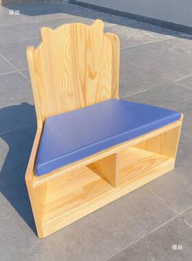 幼儿家儿园椅子靠背小椅子用小凳卡通童POZ靠背椅实木宝宝小木矮