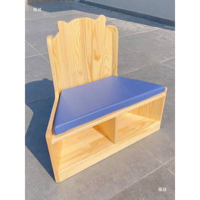 幼儿家儿园椅子靠背小椅子用小凳卡通童POZ靠背椅实木宝宝小木矮