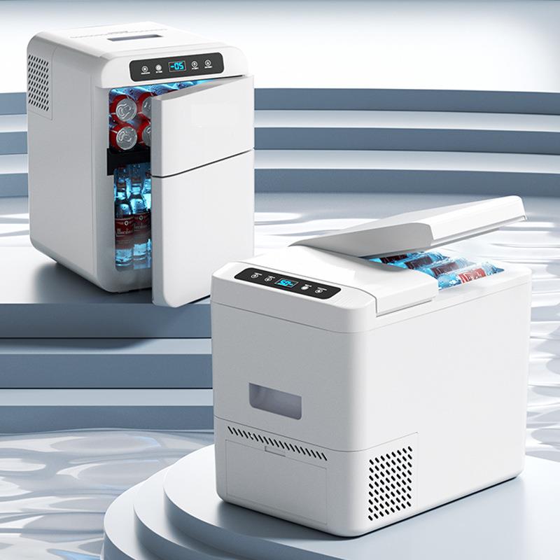 车载冰箱小12v24v冷PNM藏宿舍迷单人租家房用你小冰箱型冷冻一个