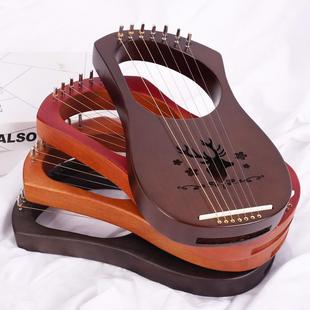 16音七莱雅琴lyre单板弦琴1音小莱雅琴7竖琴里尔琴里拉琴希腊小0